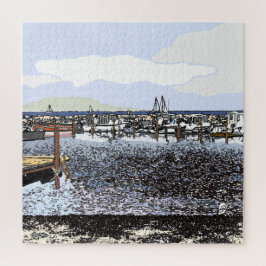 Quebra-cabeça Marseillan Sul da França 20 x 20