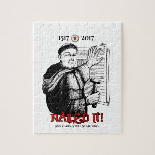 Quebra-cabeça Martin Luther pregou-o!
