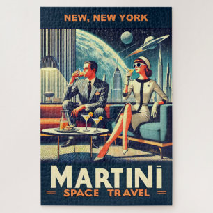 Quebra-cabeça Martini Space Posteres de viagens New, Nova York