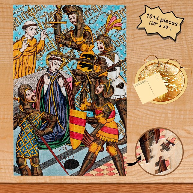 Quebra-cabeça Martírio de S. Tomás Becket (M 031) (Criador carregado)