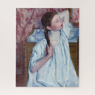 Quebra-cabeça Mary Cassatt - Menina Arrumando o Cabelo