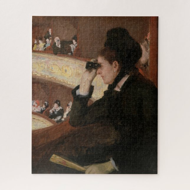 Quebra-cabeça Mary Cassatt - No camarote (Vertical)
