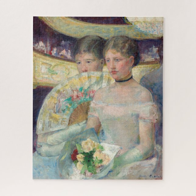 Quebra-cabeça Mary Cassatt - O camarote (Vertical)
