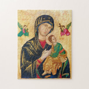 Quebra-cabeça Mary e o bebê Jesus
