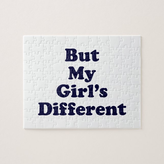 Quebra-cabeça Mas minha garota é diferente (Horizontal)