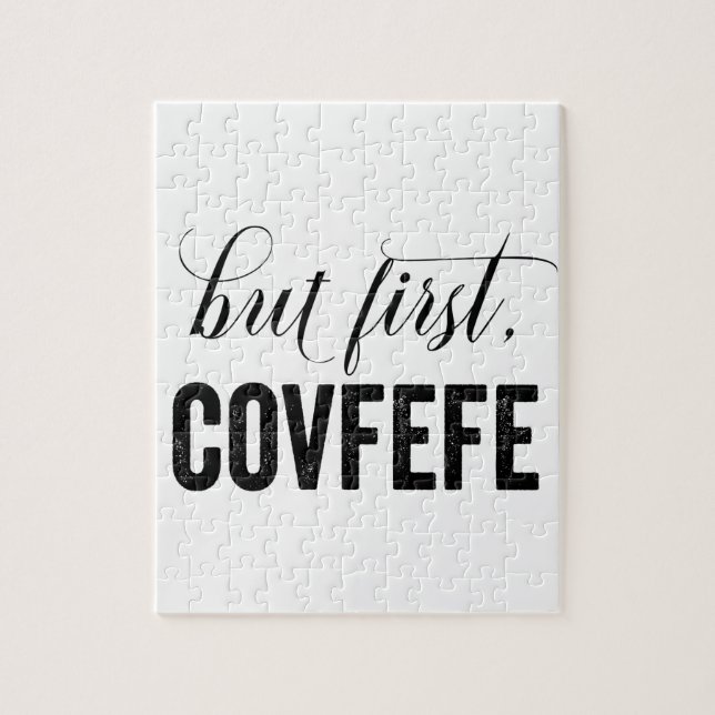 Quebra-cabeça Mas primeiramente, COVFEFE (Vertical)