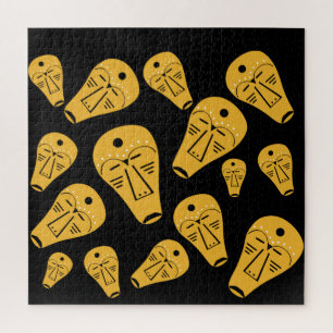 Quebra-cabeça Máscara de abstrato original autêntica