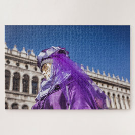 Quebra-cabeça Máscara de carnaval violenta em Veneza
