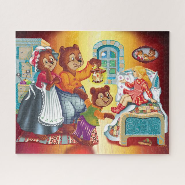 Quebra-cabeça Masha and 3 bears (Horizontal)