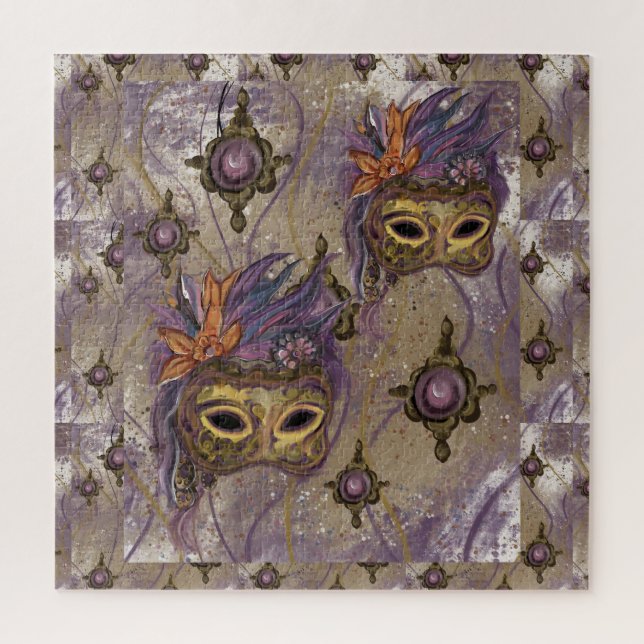 QUEBRA-CABEÇA MASQUERADE VENEZA  ARTE      (Vertical)