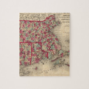 Quebra-cabeça Massachusetts, Connecticut e Rhode Island