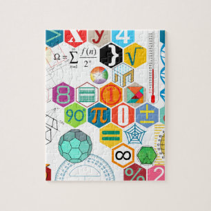 Quebra-cabeça Matemática (branca)