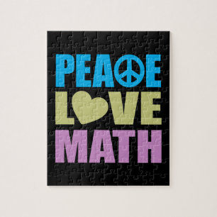 Quebra-cabeça Matemática do amor da paz