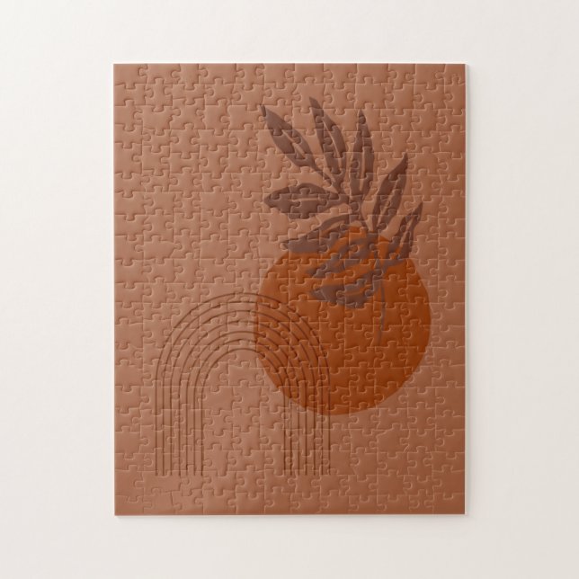 Quebra-cabeça Matisse Inspirou Desert Vibes Formas Abstrato (Vertical)