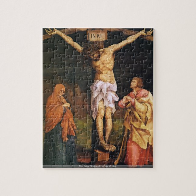 Quebra-cabeça Matthias Grnewald - crucificação (Vertical)