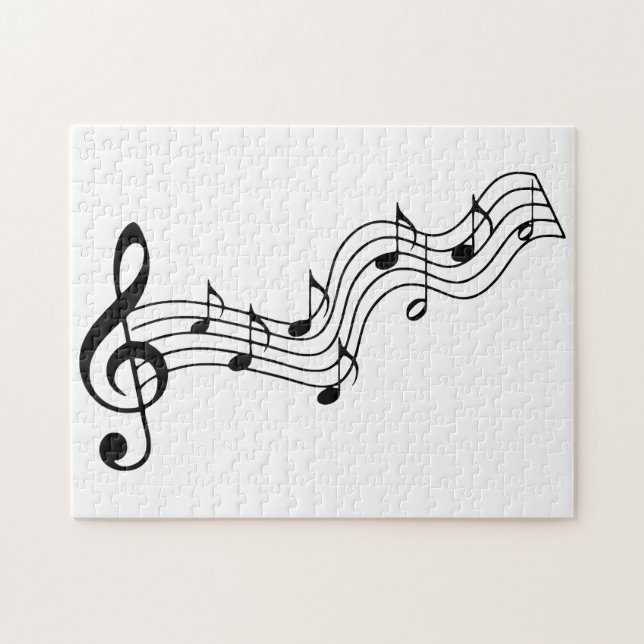 Quebra-cabeça Mau Extreme Desafio do Duro de Música (Horizontal)