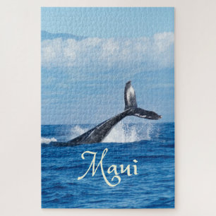 Quebra-cabeça Maui Hawaii Ocean Whale Tail