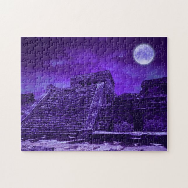 Quebra-cabeça Mayan Ruins | Tulum México (Horizontal)