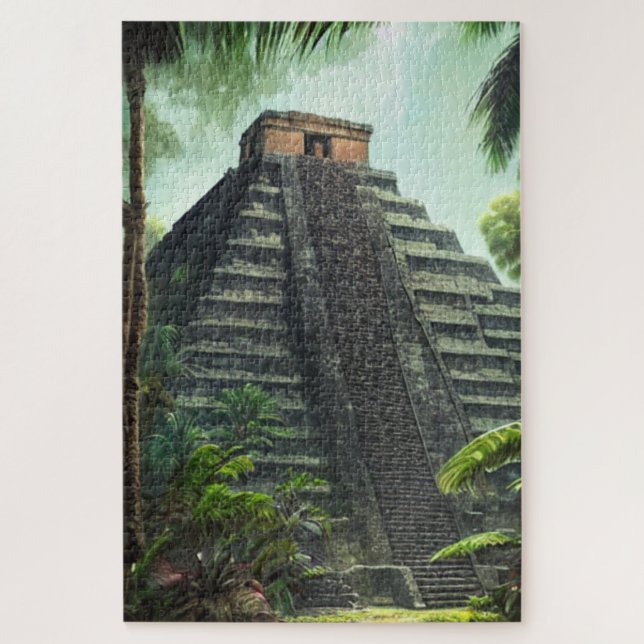 Quebra-cabeça Mayan Temple (Vertical)