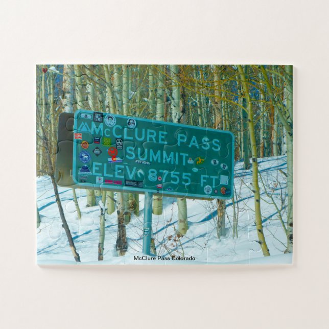 Quebra-cabeça McClure Pass Colorado (Horizontal)