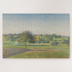 Quebra-cabeça Meadow em Éragny por Camille Pissarro