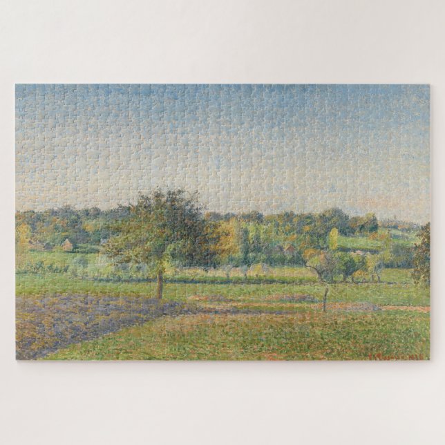 Quebra-cabeça Meadow em Éragny por Camille Pissarro (Horizontal)