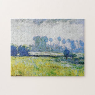 Quebra-cabeça Meadow em Giverny Morning Monet Fine Art