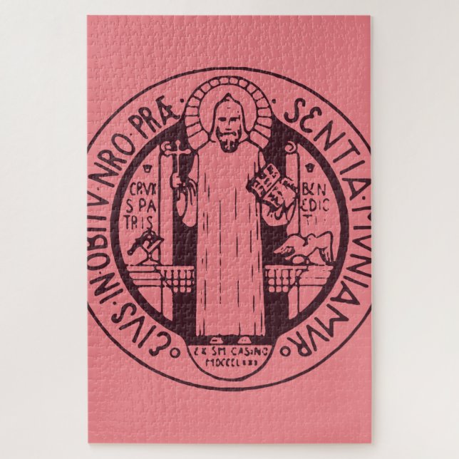 Quebra-cabeça Medalha de São Bento (Vertical)