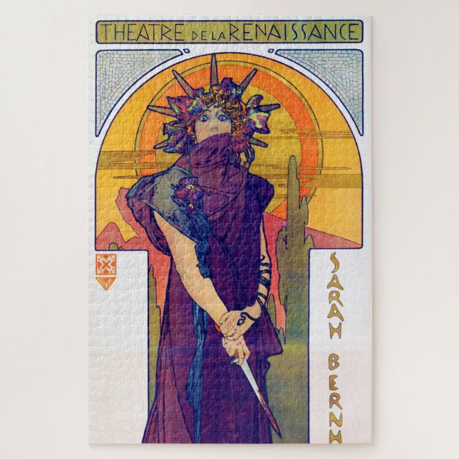 Quebra-cabeça Medea (Medee), Alphonse Mucha (Vertical)