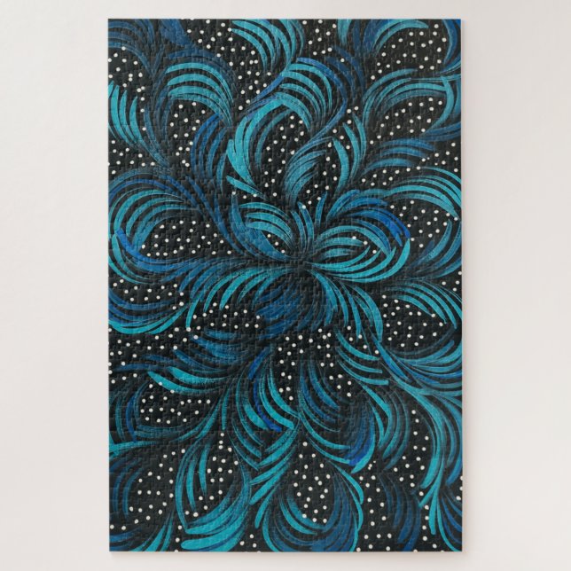 Quebra-cabeça Medicina de Bush deixa sonhando em azul (Vertical)