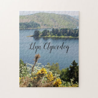 Quebra-cabeça Médio Llyn Clywedog Reservoir Welsh Souvenir - Paí