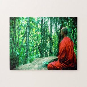 Quebra-cabeça Meditação Budista Sri Lanka.