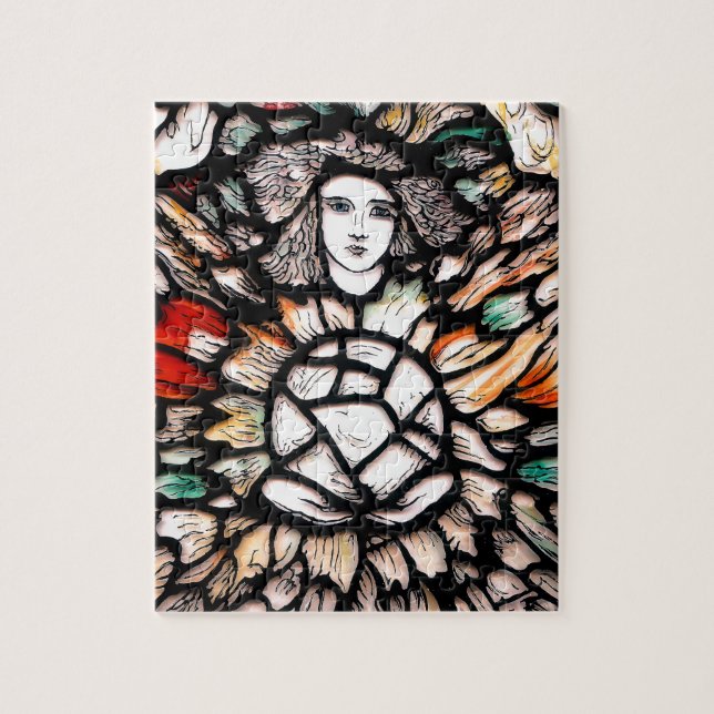 Quebra-cabeça Meditação em cores. (Vertical)