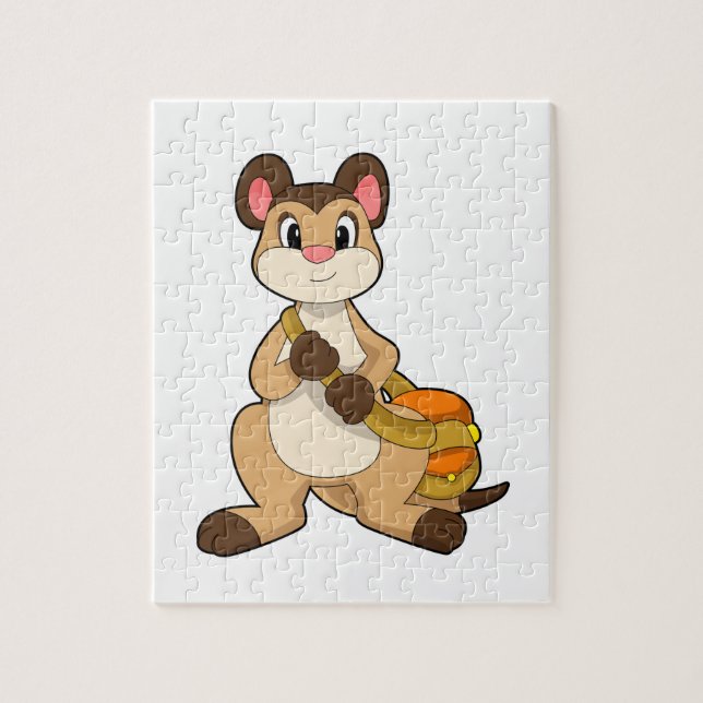 Quebra-cabeça Meerkat com Bag (Vertical)