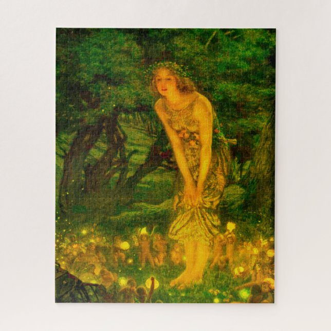 Quebra-cabeça Meia-Verão - O Mundo Mágico dos Elfos (Vertical)