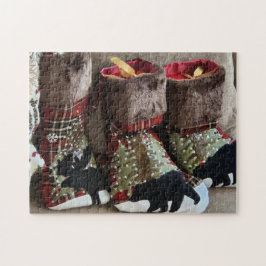 Quebra-cabeça Meias de Floresta Surpresa Puzzle, 28cm x 35cm