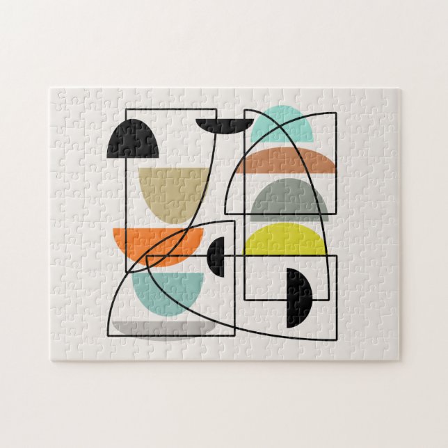 Quebra-cabeça Meio século Moderno "Bolinhos" (Horizontal)