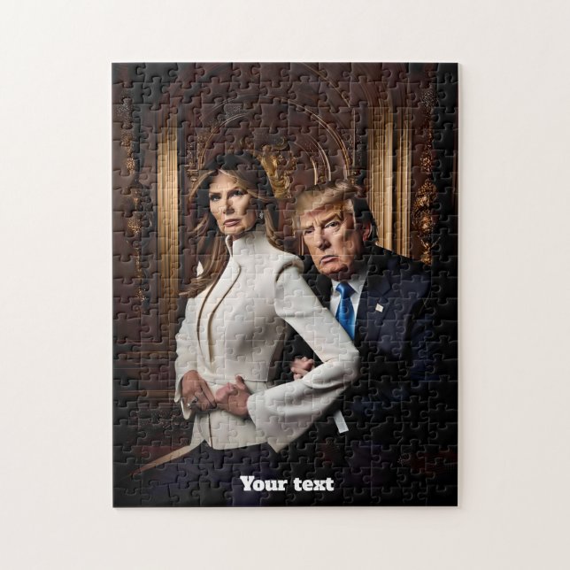 Quebra-cabeça Melania e Donald Trump (Vertical)