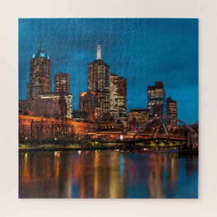 Quebra-cabeça Melbourne à noite
