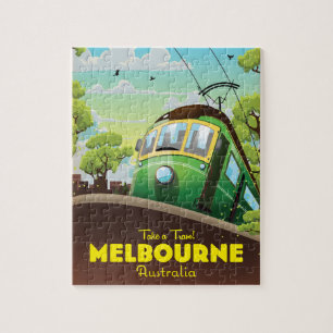 Quebra-cabeça Melbourne Austrália Bonde