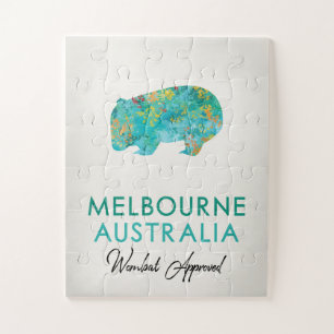 Quebra-cabeça Melbourne Austrália Wombat