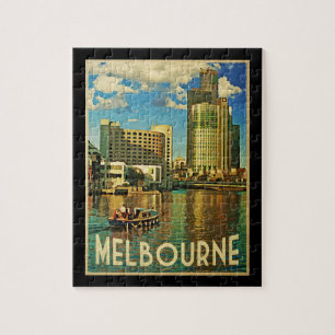 Quebra-cabeça Melbourne Skyline Austrália