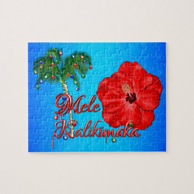 Quebra-cabeça Mele Kalikimaka (Horizontal)