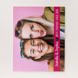 Quebra-cabeça Melhor Amigo Desde modelo de foto personalizada mo