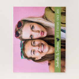 Quebra-cabeça Melhor amigo desde modelo de foto personalizado mo
