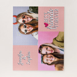 Quebra-cabeça Melhor Amigo para sempre duas imagens modelo moder