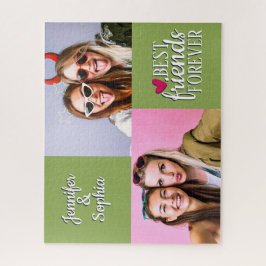 Quebra-cabeça Melhor Amigo para sempre duas imagens modelo moder