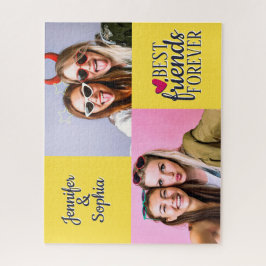 Quebra-cabeça Melhor Amigo para sempre duas imagens modelo moder