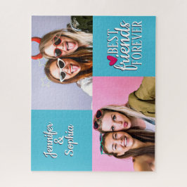 Quebra-cabeça Melhor Amigo para sempre duas imagens modelo moder