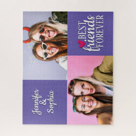 Quebra-cabeça Melhor Amigo para sempre duas imagens modelo moder